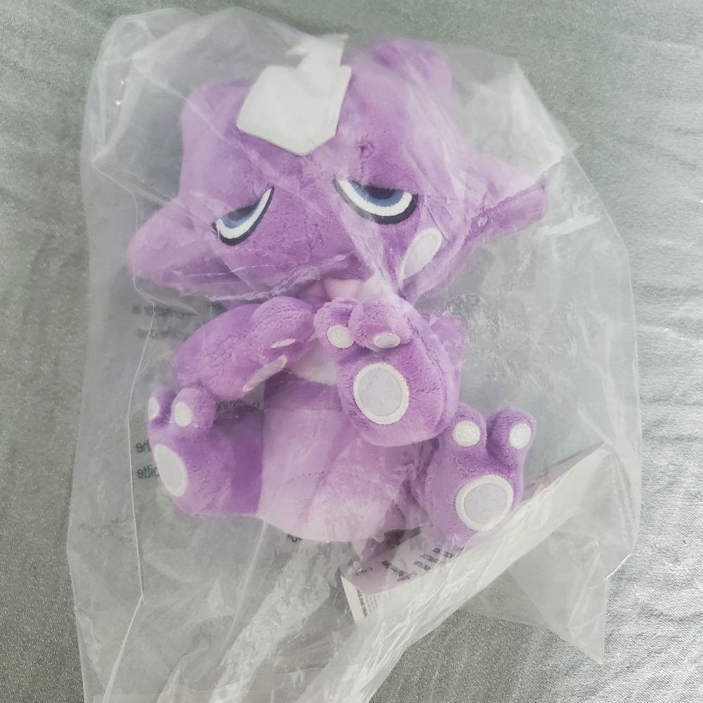 Pokemon Center Toxel Poke Plush Purple Sitting Stuffed Toy New Galar Gen 8